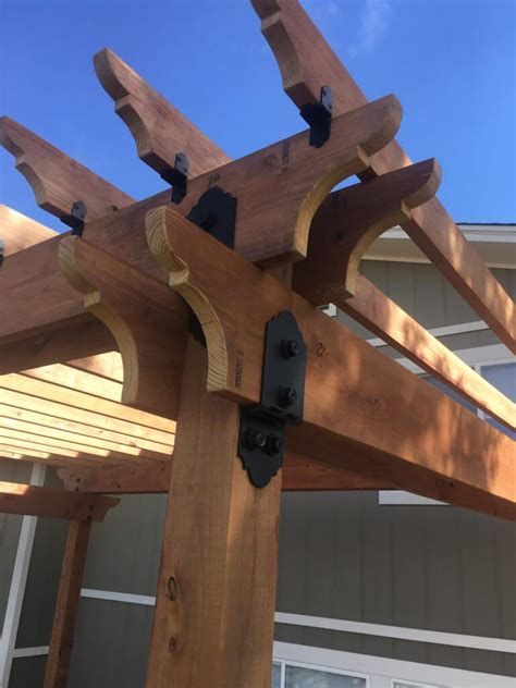 metal brackets for pergola|decorative metal brackets for pergola.